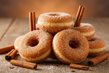 Load image into Gallery viewer, Cinnamon Sugar Donuts with cinnamon sticks around them