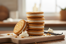 Load image into Gallery viewer, Golden Vanilla Oreo type cookies