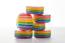Load image into Gallery viewer, Layered Colorful round hard candy