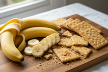 Load image into Gallery viewer, Bananas and Graham Crackers with crumbles
