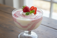 Load image into Gallery viewer, Strawberry and Vanilla pudding swirl
