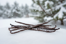 Load image into Gallery viewer, vanilla beans in a snowy environment
